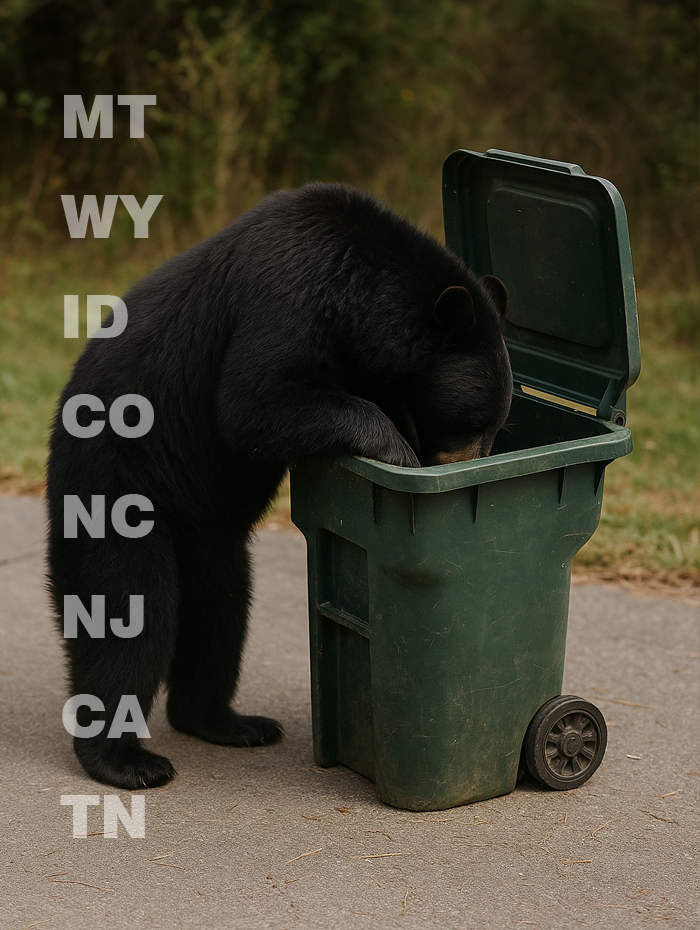 bearproof requirement locations