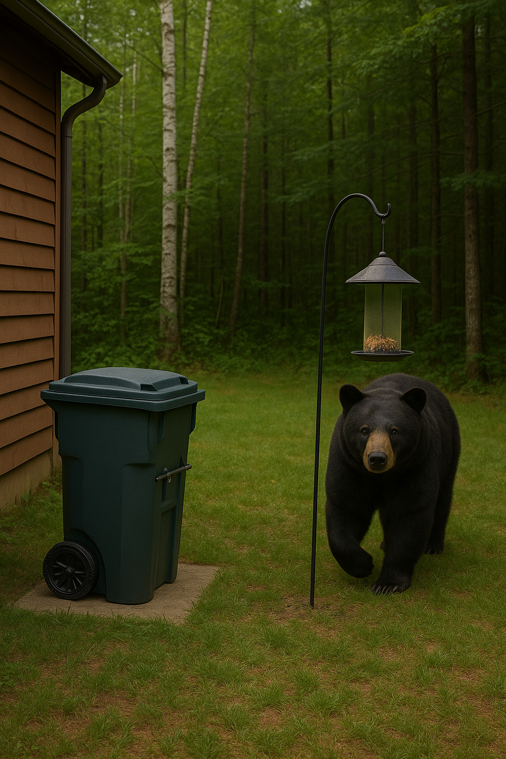 bear safety backyard